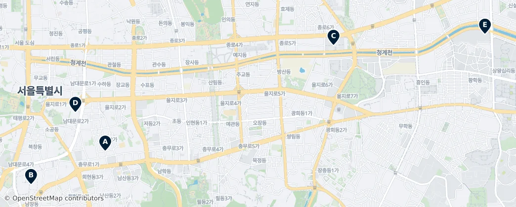 Map of Jung, Seul
