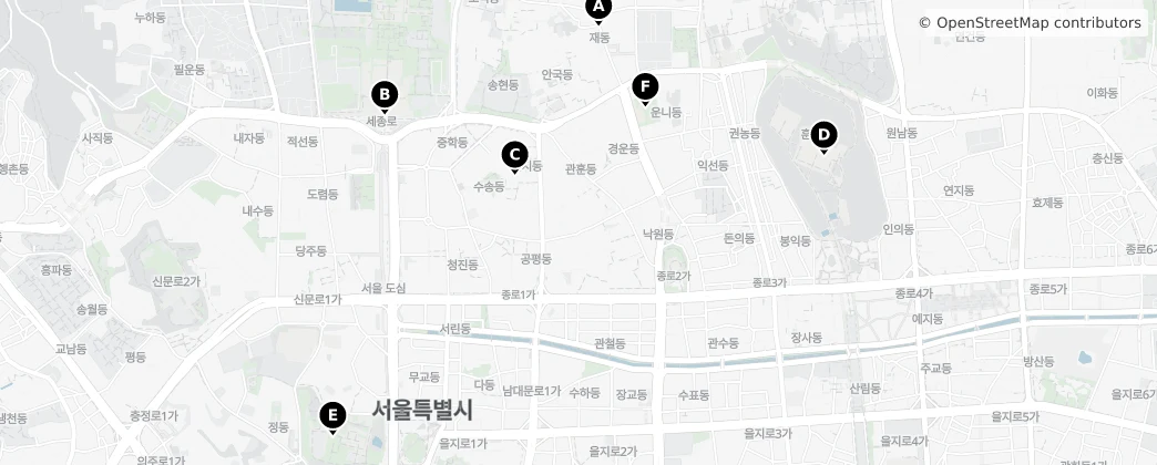 Map of Jung, Seul