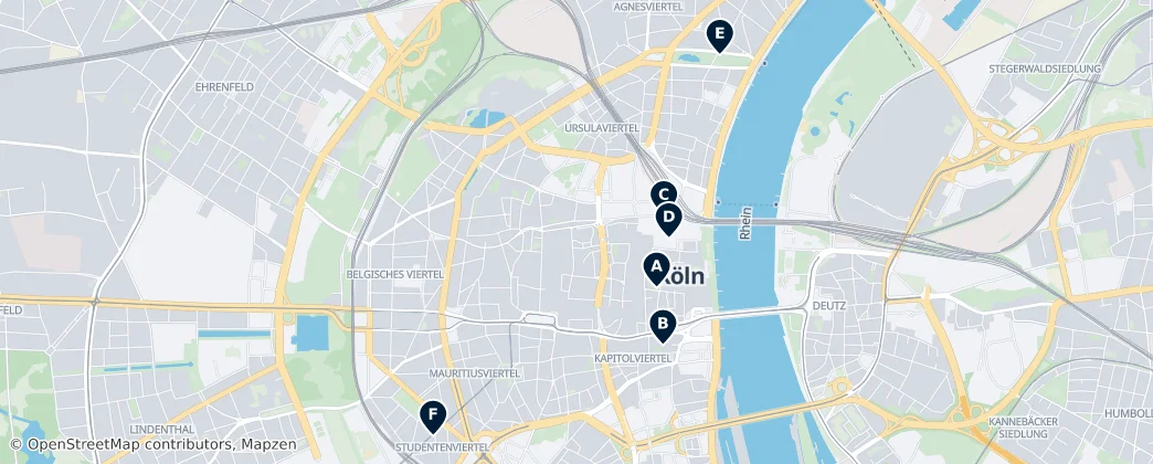 Map of Köln