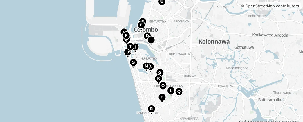 Map of Kolombo