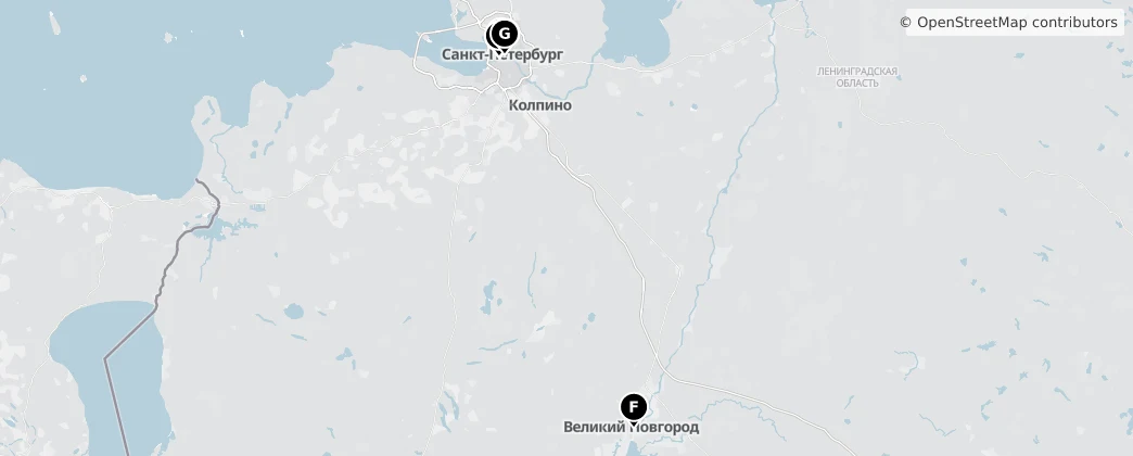 Map of Kuzeybatı Federal Bölgesi