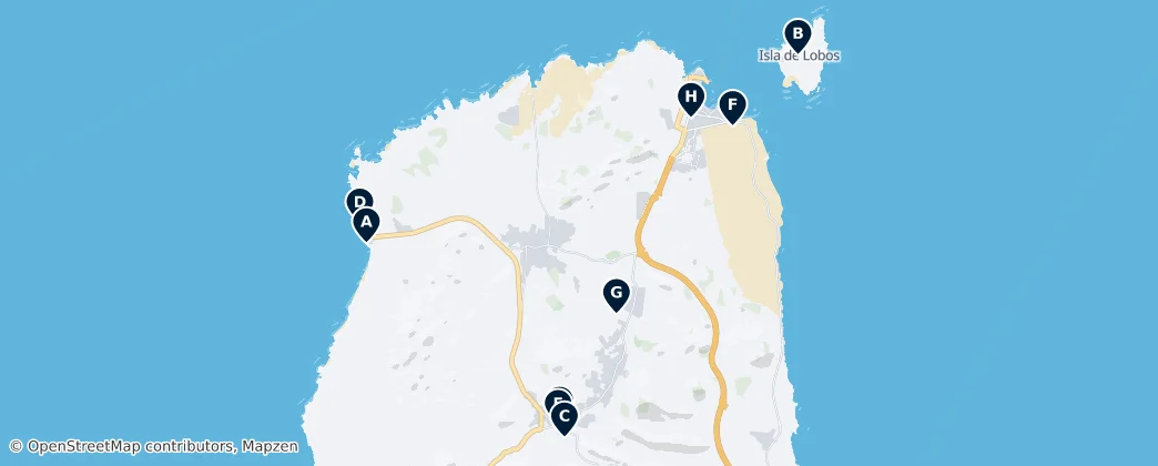 Map of La Oliva