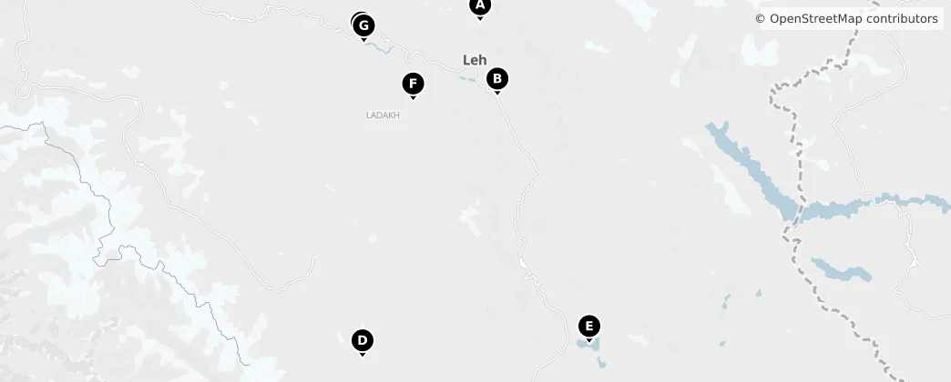 Map of Ladakh