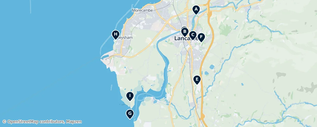 Map of Lancaster