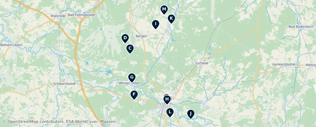 Map of Celle