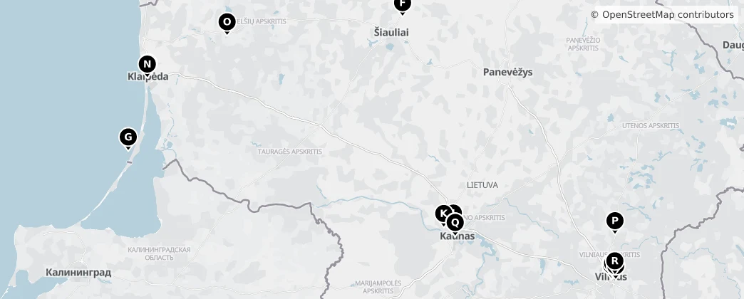 Map of Litvanya