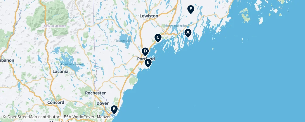 Map of Maine