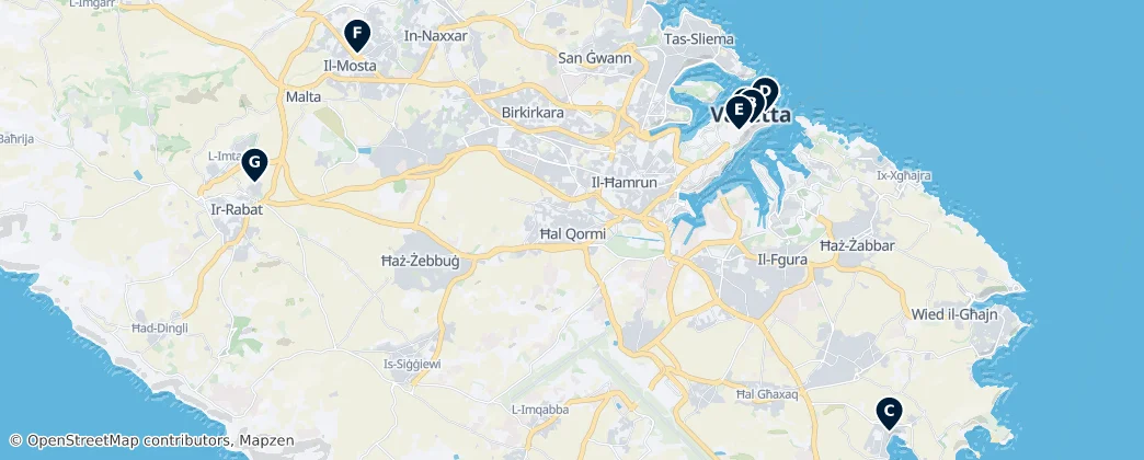 Map of Southern Region