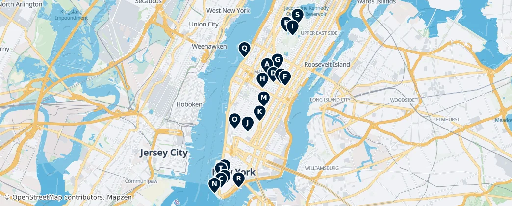 Map of Manhattan