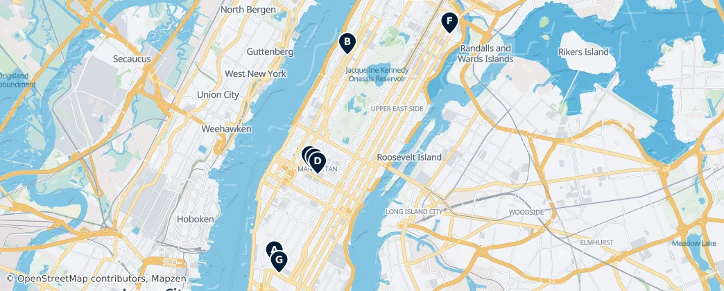 Map of Manhattan