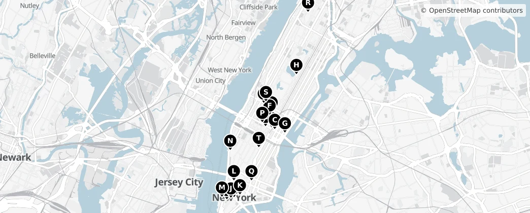 Map of Manhattan