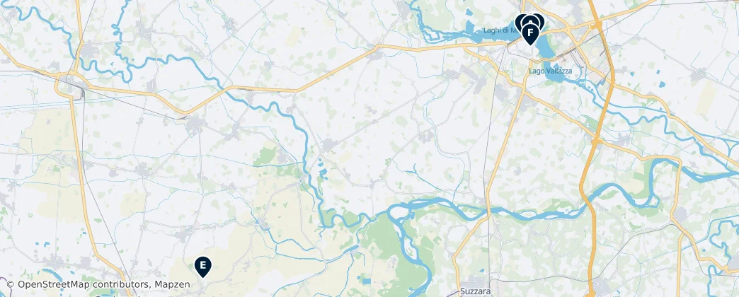 Map of Mantova