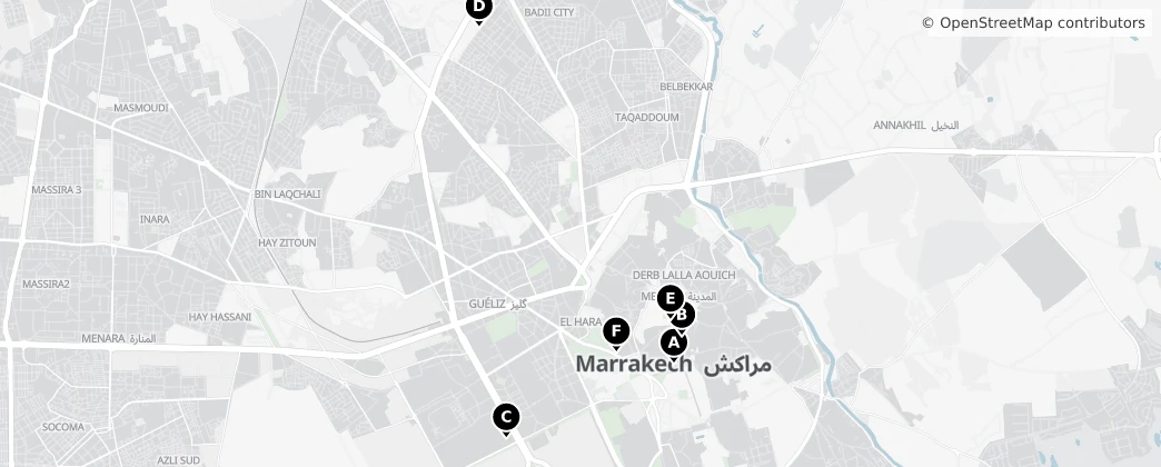 Map of Merakeş