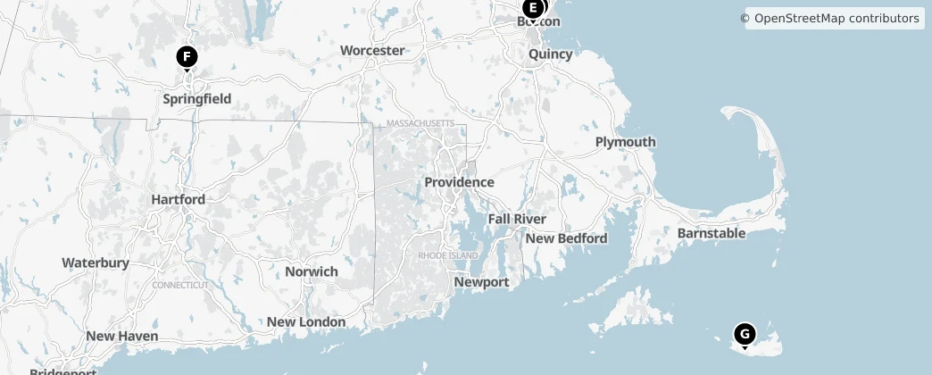 Map of Massachusetts