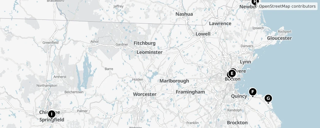 Map of Massachusetts