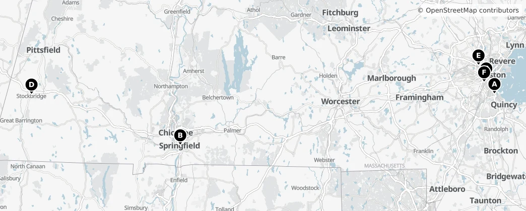 Map of Massachusetts