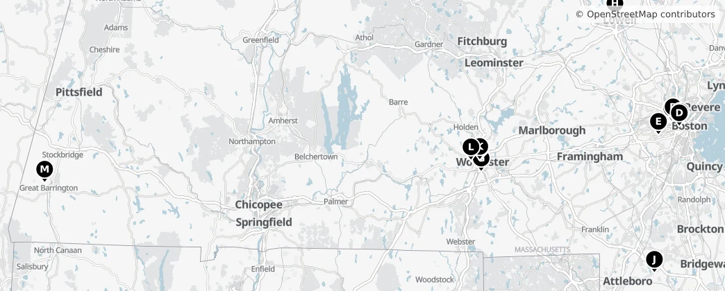 Map of Massachusetts