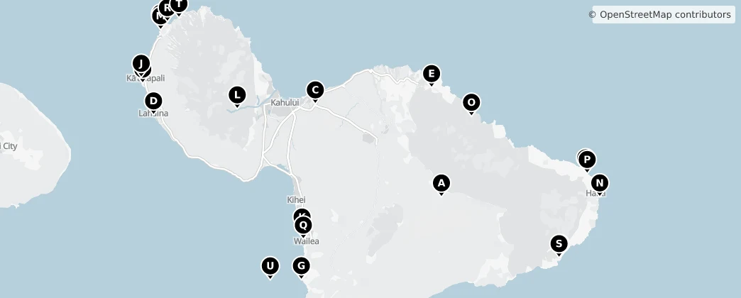 Map of Maui County
