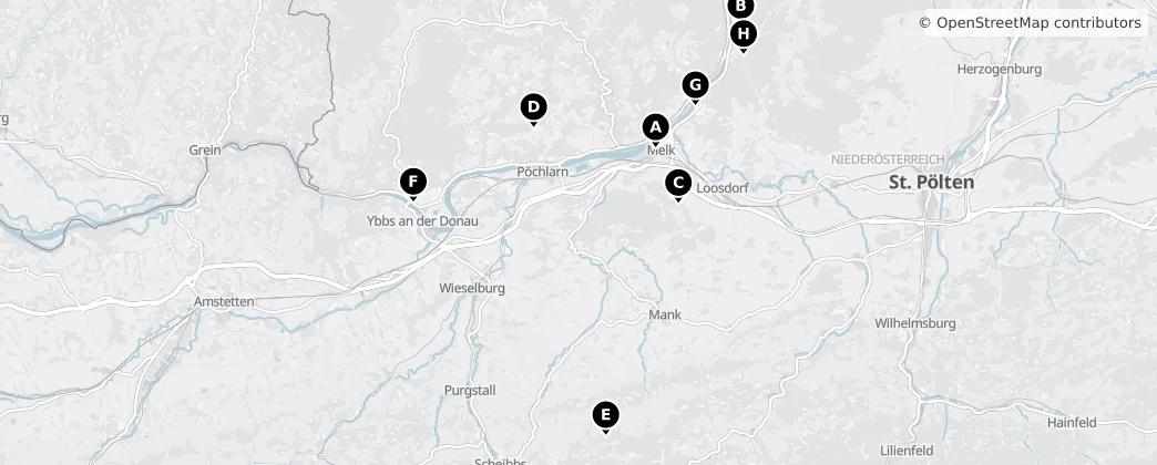 Map of Melk Bölgesi