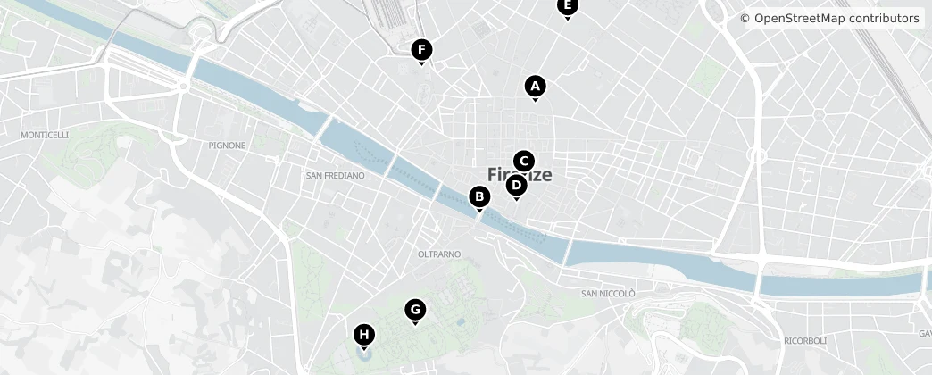 Map of Floransa Metropoliten Şehri