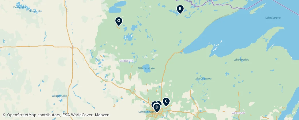 Map of Minnesota