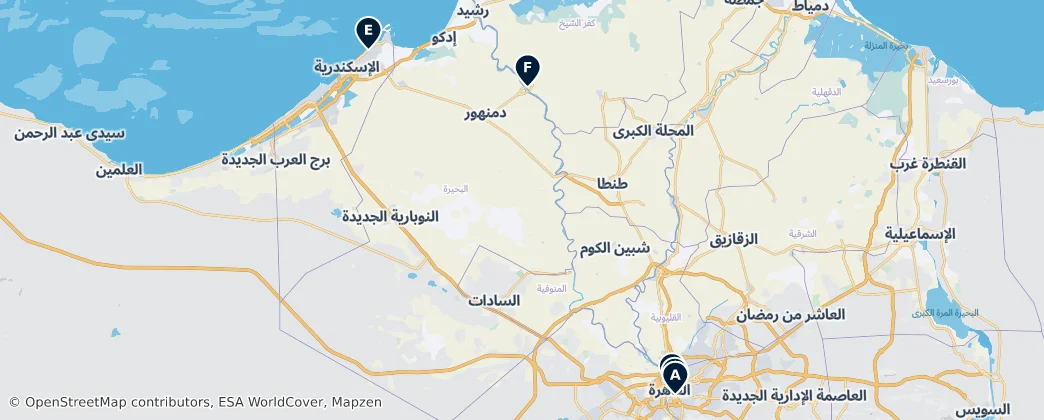 Map of Mısır