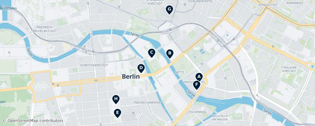 Map of Mitte