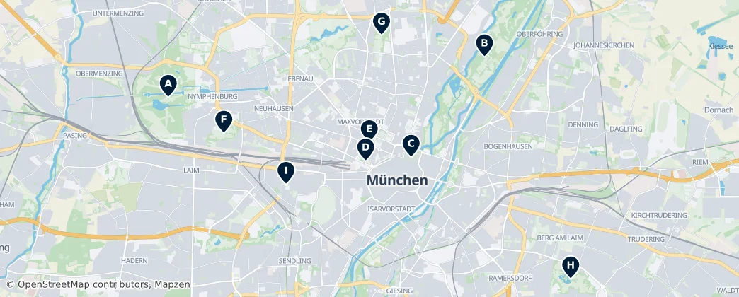 Map of Münih