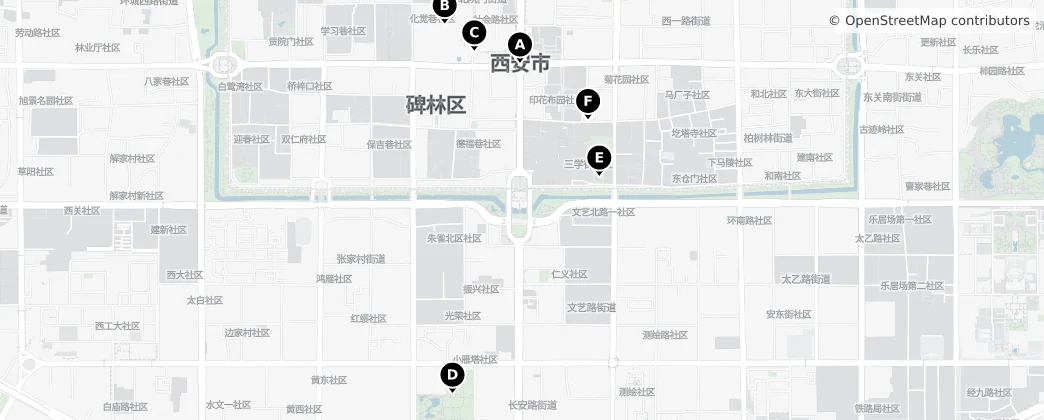 Map of Nanyuanmen