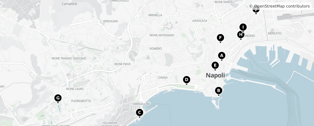 Map of Napoli