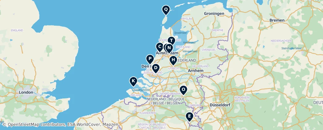 Map of Hollanda