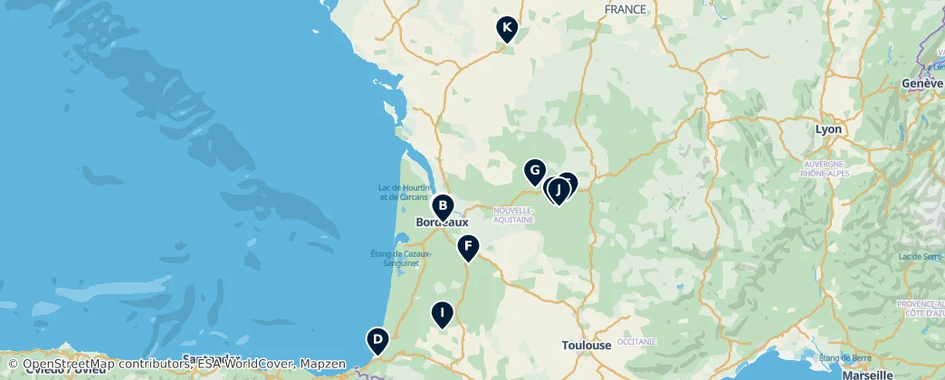 Map of Yeni Akitanya