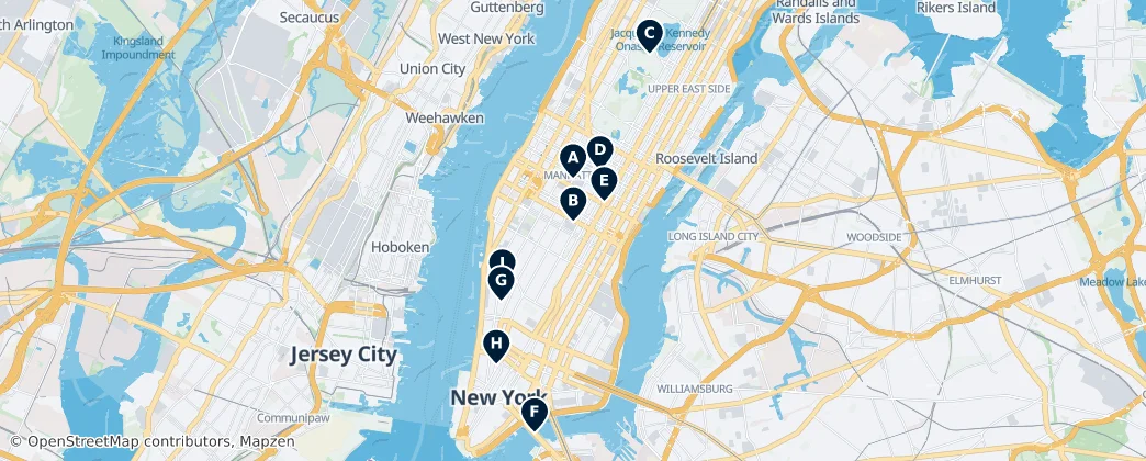 Map of New York