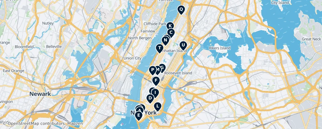 Map of Manhattan