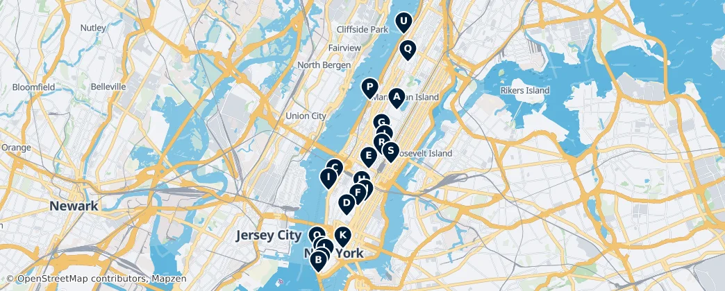 Map of Manhattan