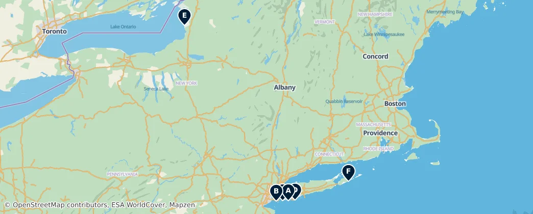 Map of New York