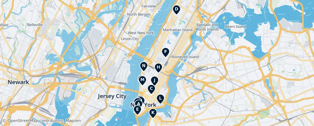 Map of New York