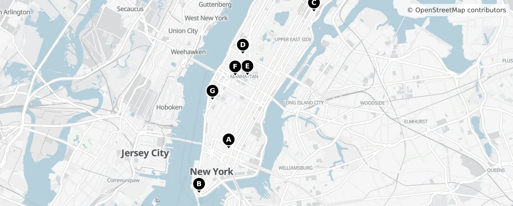 Map of New York