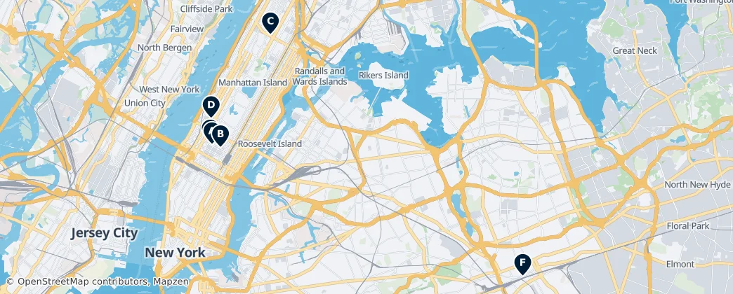 Map of New York