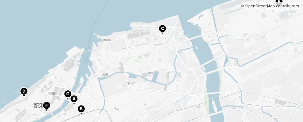 Map of Niigata