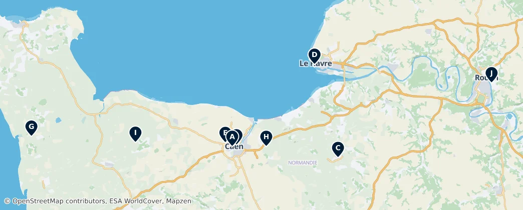 Map of Normandiya