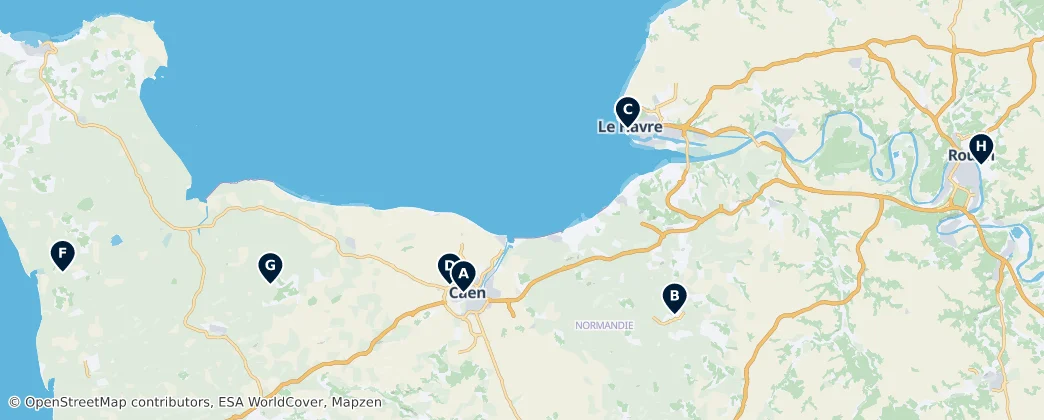Map of Normandiya