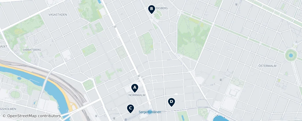 Map of Norrmalm