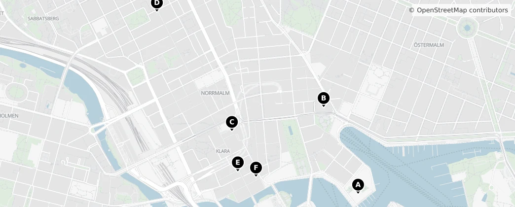 Map of Norrmalm