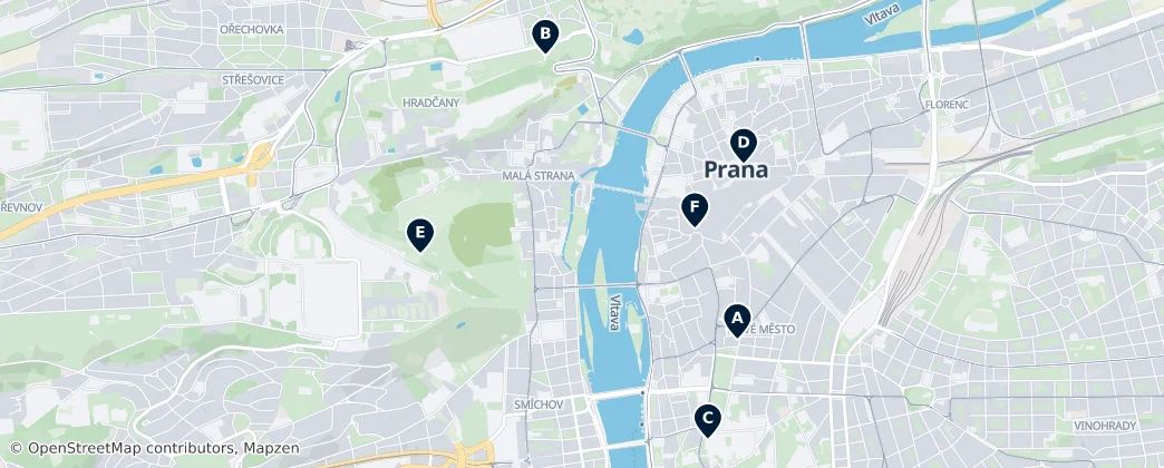 Map of Prag