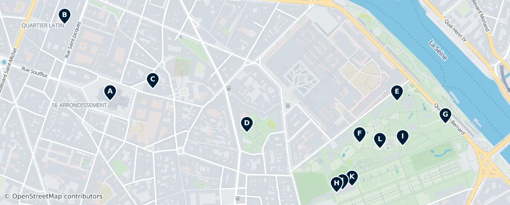 Map of 5. arrondissement
