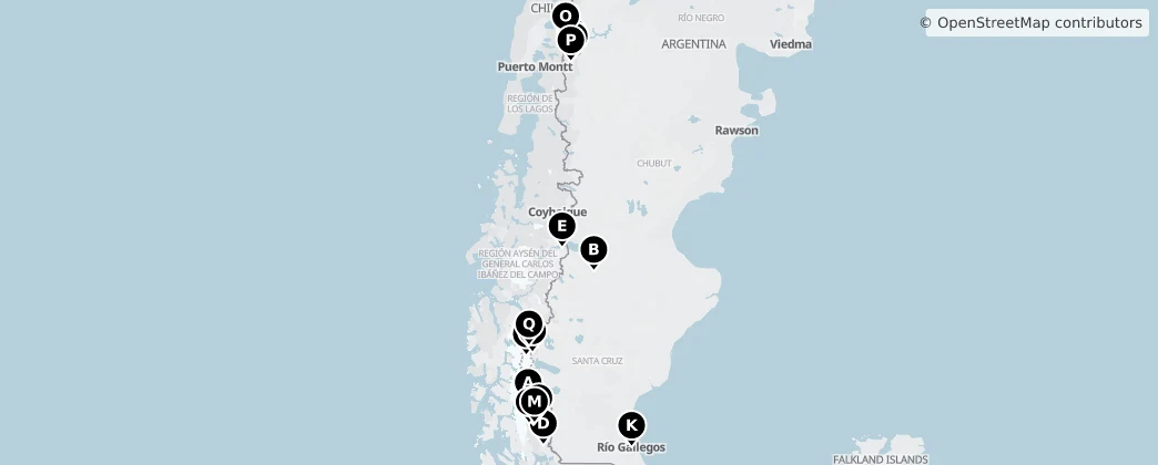 Map of Patagonia