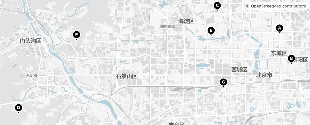 Map of Pekin