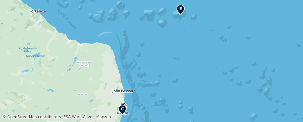 Map of Pernambuco