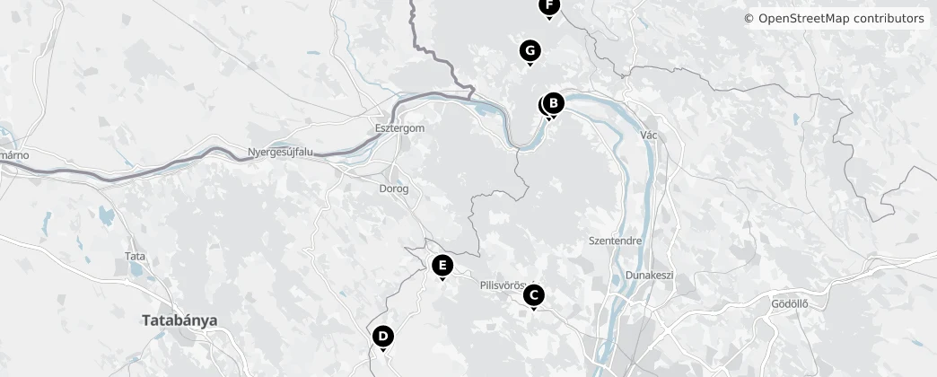 Map of Pest